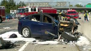 Tesla crash california