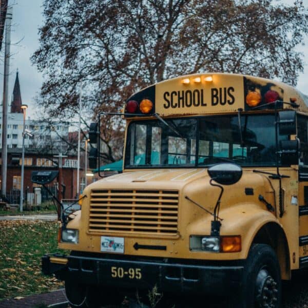 School bus front