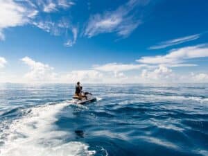 Jet Ski on ocean